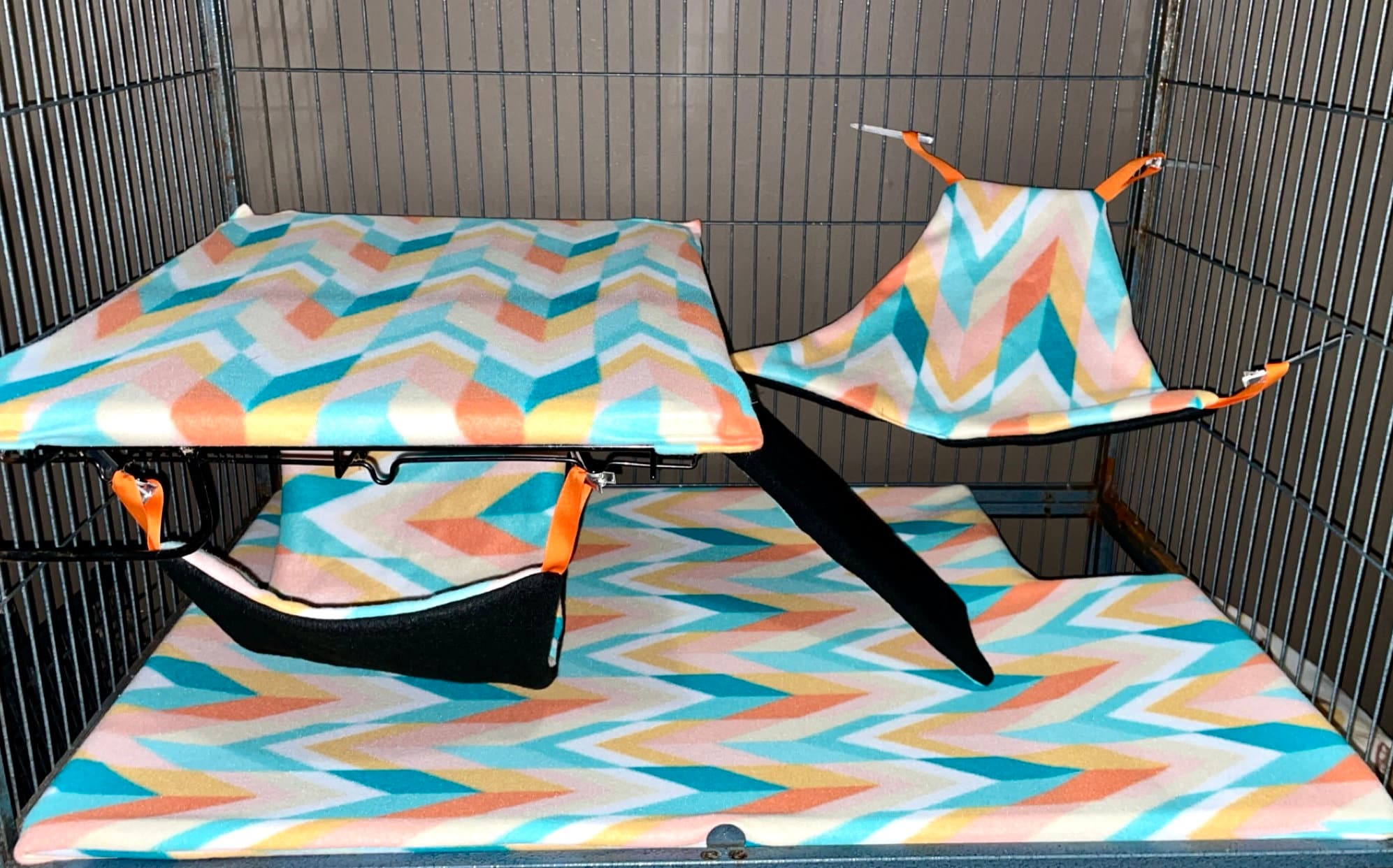 Double Ferret/critter Nation Cage Liner Set 5 Etsy