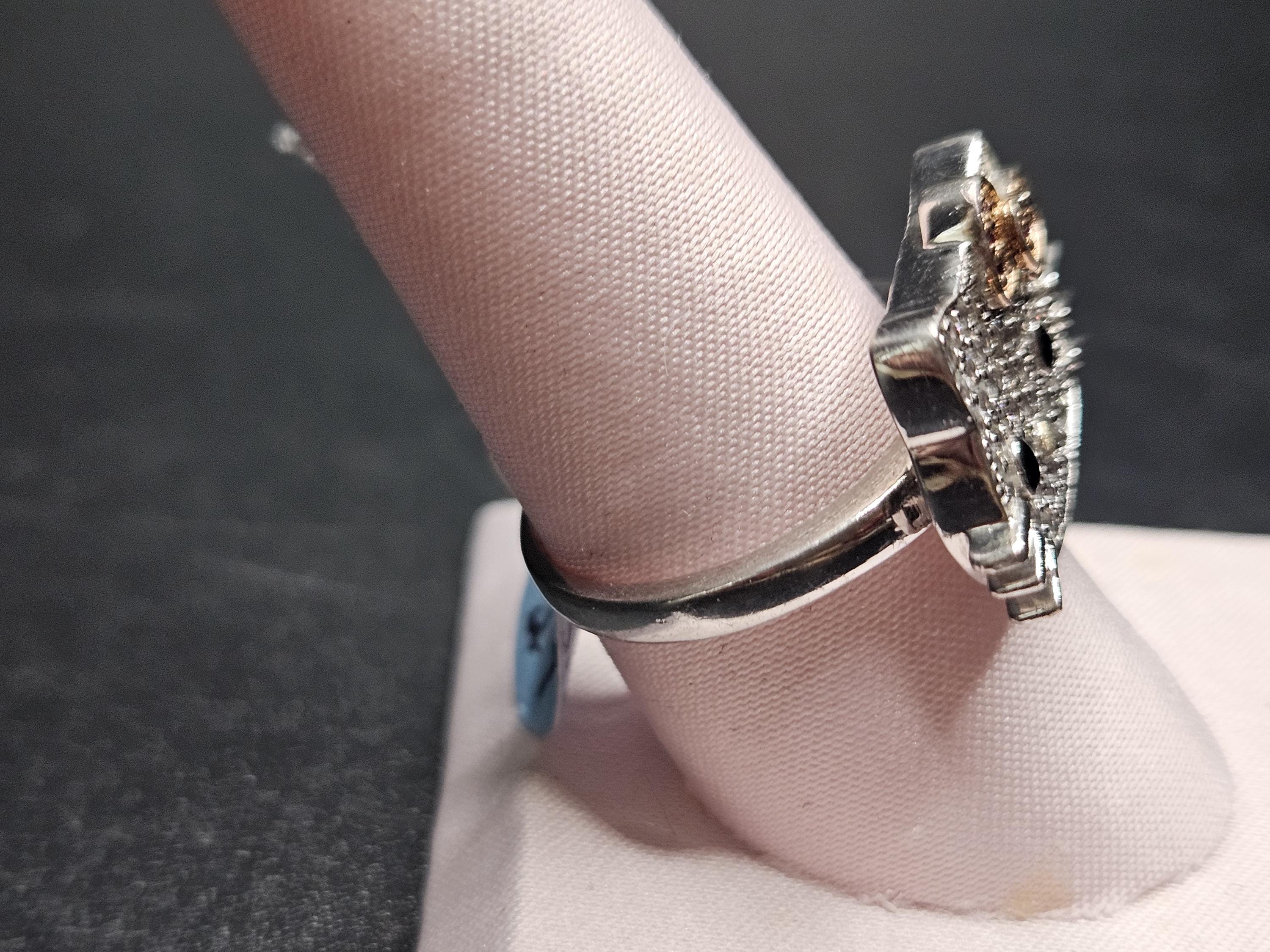 Vintage Swarovski Crystal Hello Kitty Ring - Etsy