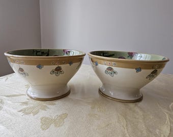Tracy Potter The Sweet Cecily Collection Footed Bowls