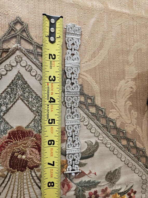 Sterling Silver Panel Bracelet - image 8