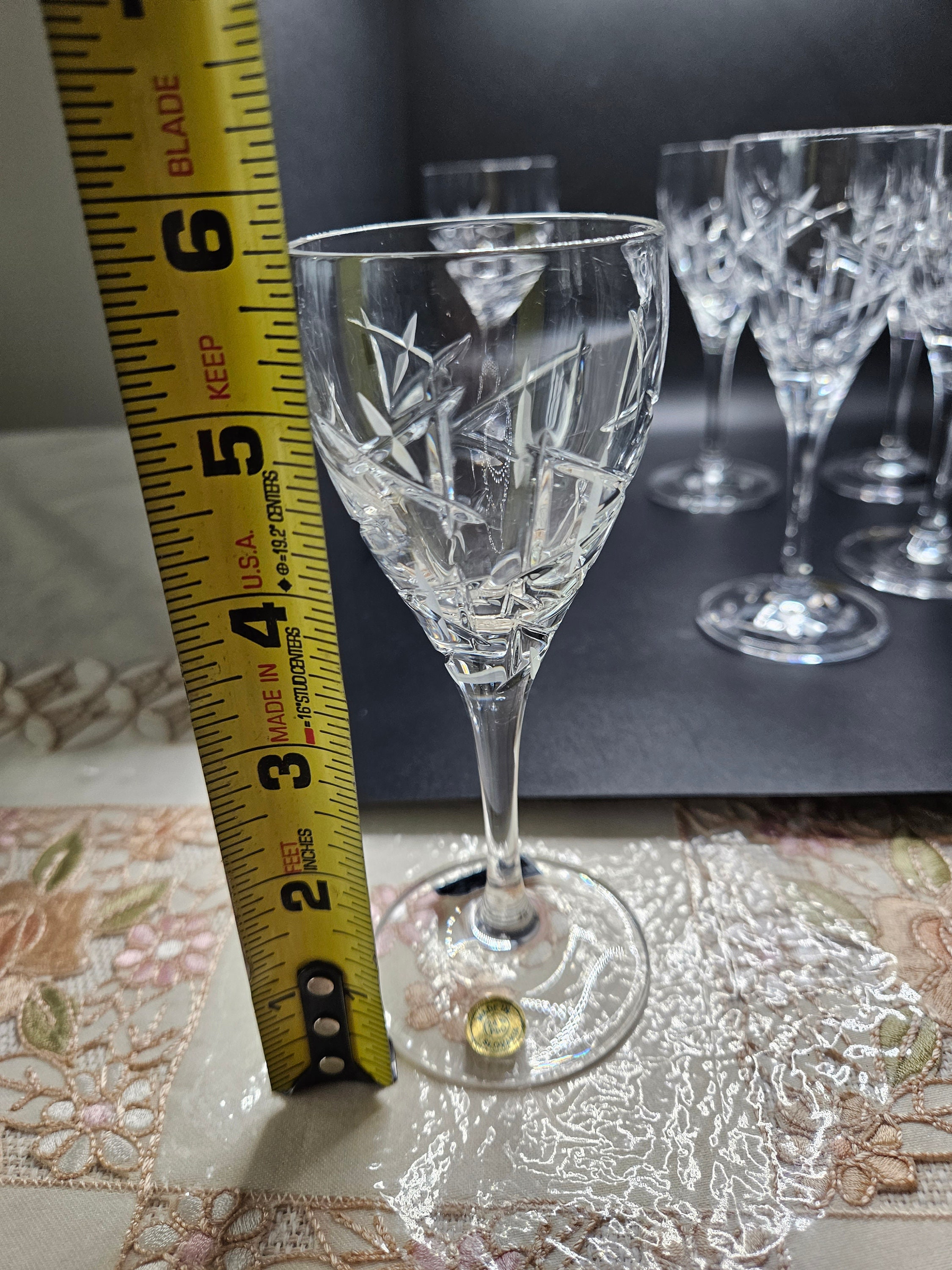 Vintage Crystal Cordial/sherry Glasses Etsy