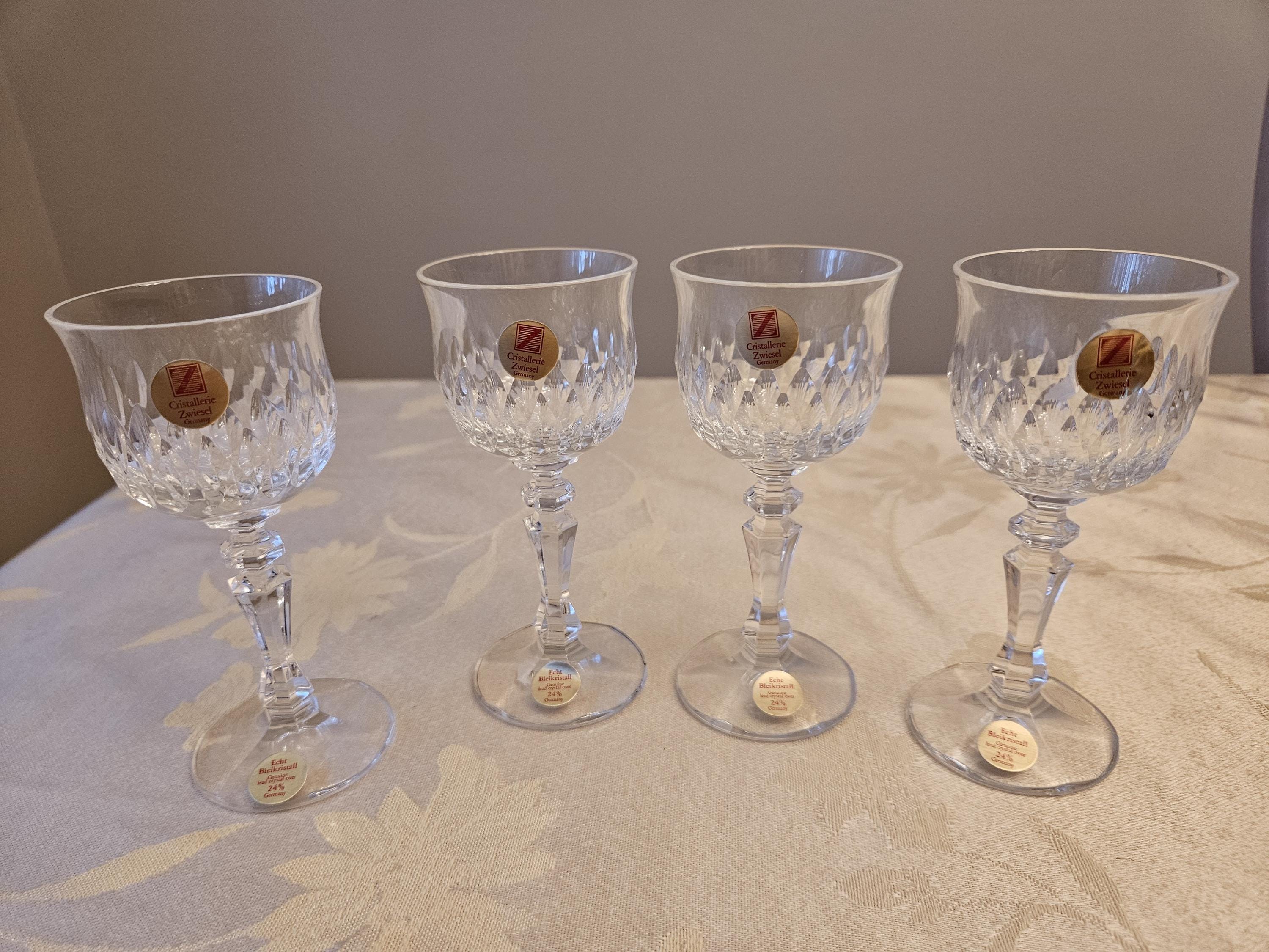 Cristallerie Zwiesel Germany Crystal Cordial Glasses