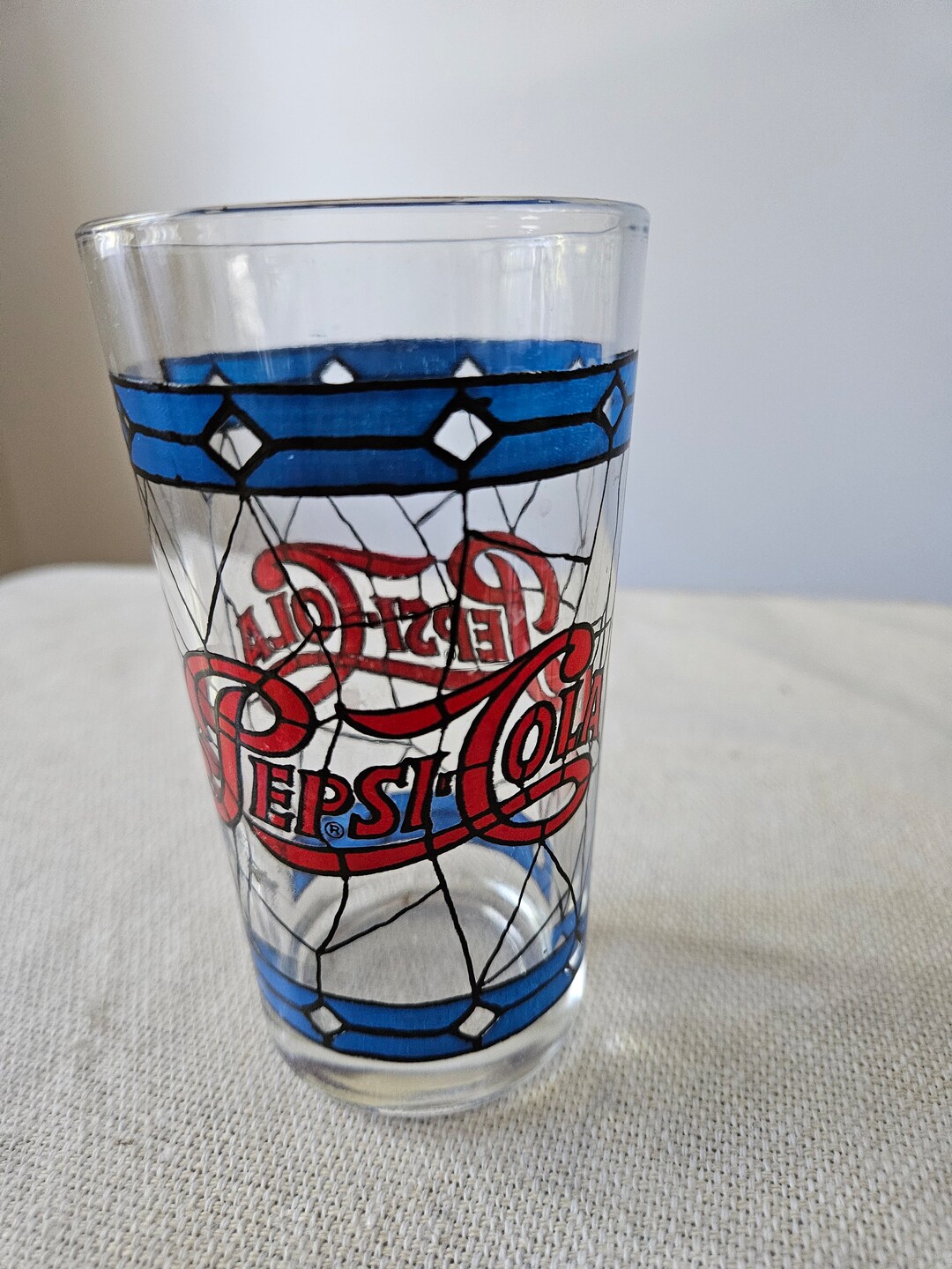 Vintage】PEPSI COLA ストロー ディスペンサー ガラスケース