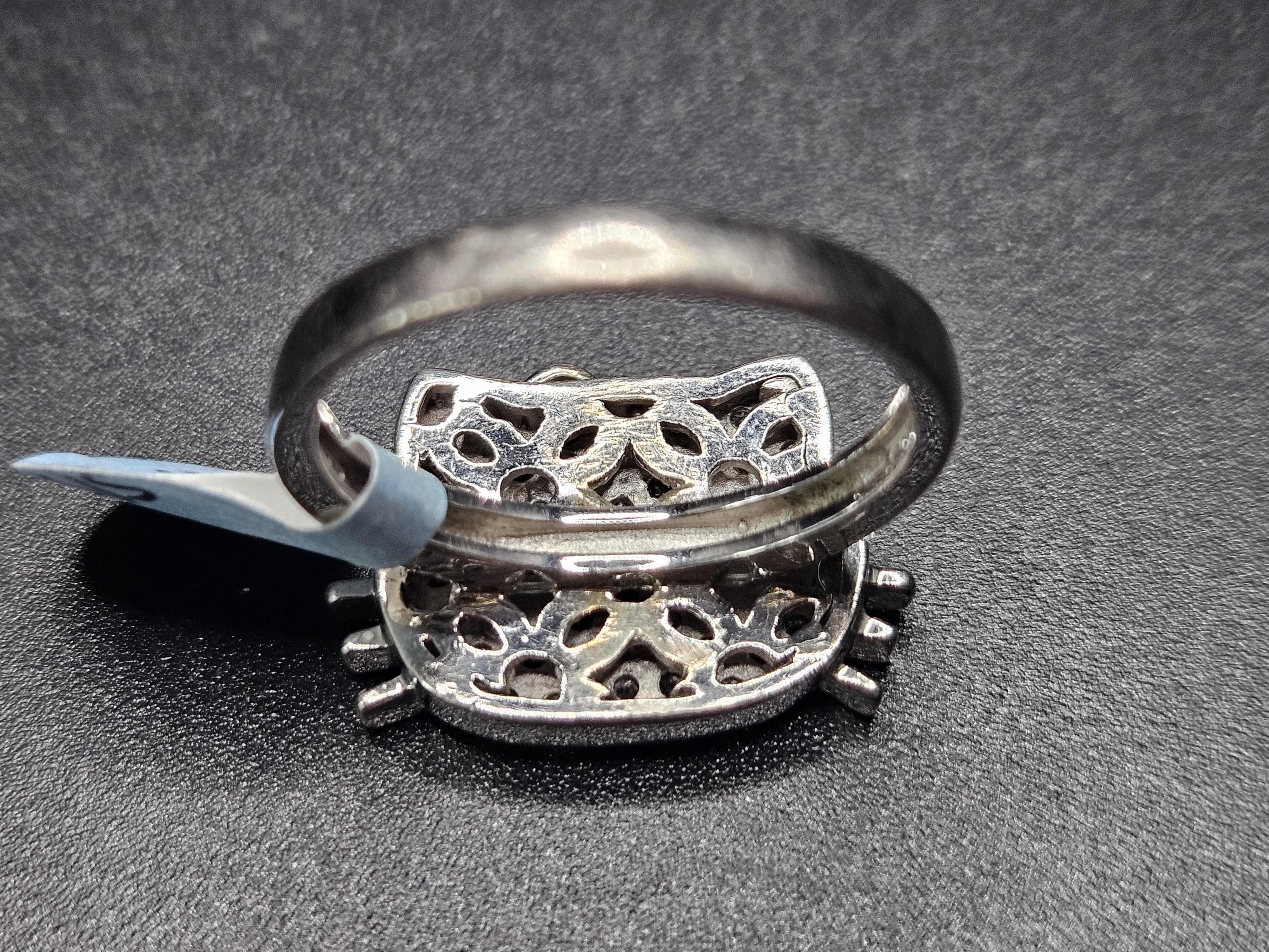 Vintage Swarovski Crystal Hello Kitty Ring - Etsy