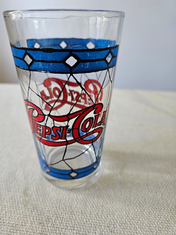 Vintage Pepsi Glass - Etsy