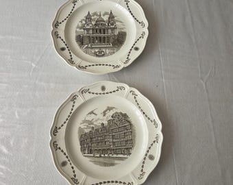 Set of 2 Vintage Wedgwood Old London Views