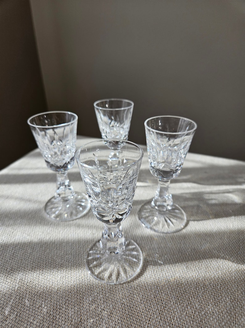 Vintage Waterford Rosslare Cordial Glasses Etsy