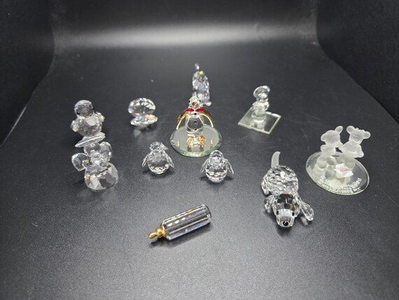 Various Crystal Figurines-SOLD SEPERATELY