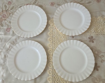 Vintage Royal Albert Val D'Or Dessert Plates Set of 4
