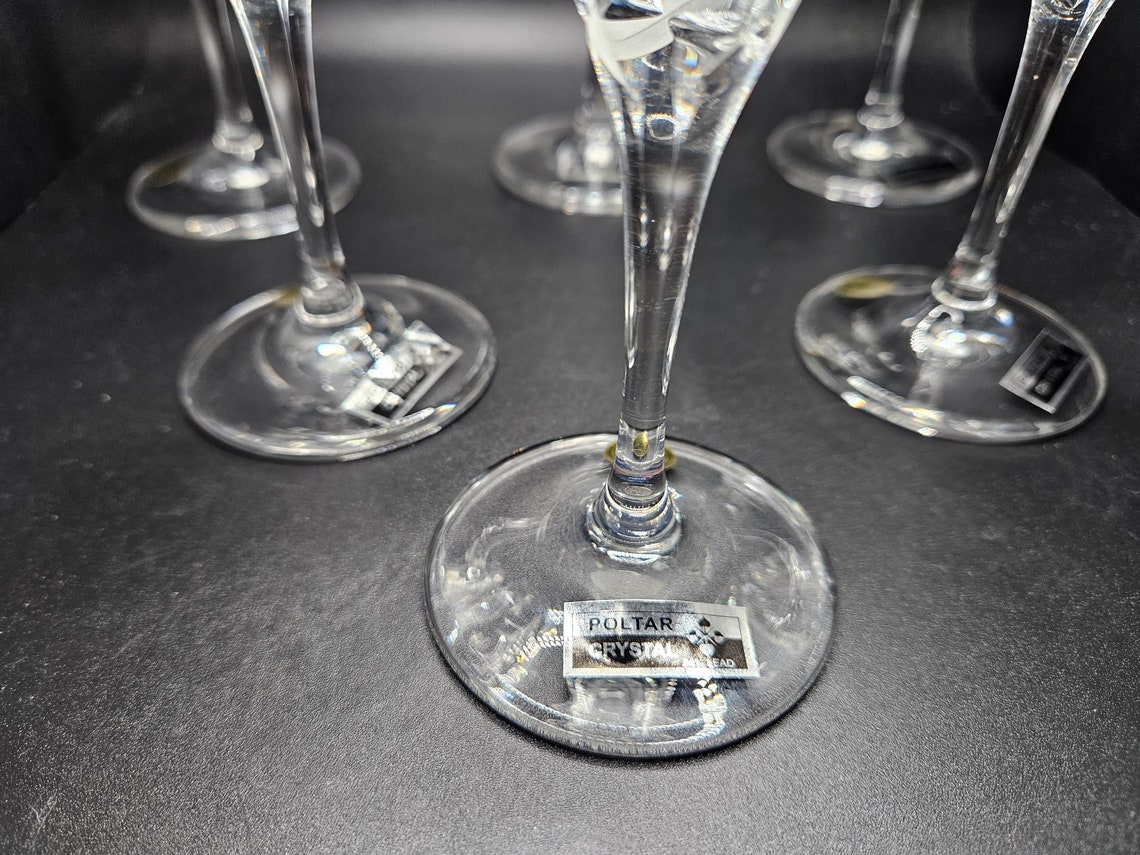 Vintage Crystal Cordial/sherry Glasses Etsy