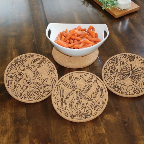 Cork Trivet Etsy