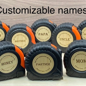 Personalized Tape Measurer, Gift For Him, Gift For Her, Personalized Tool, Tape Measure Gift. Engraved Tape Measure, Fathers Day Gift