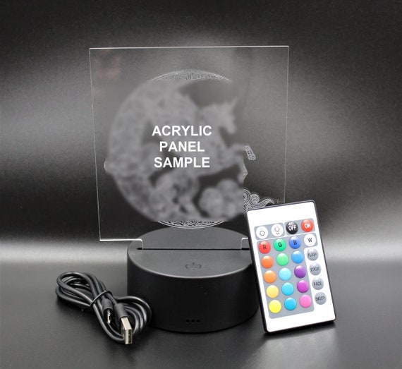 Led lamp base for online 3d illusion acrylic light panels