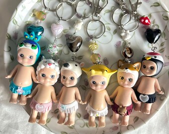 Accessorized Sonny Kewpie Angel Kawaii Beaded Handmade