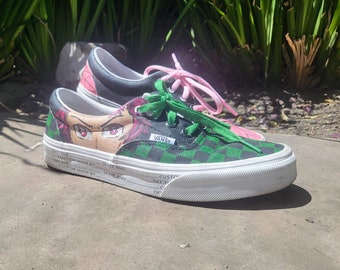 Painted Anime Van Shoes - Etsy Painted Anime Van Shoes - Etsy