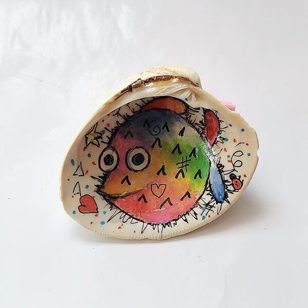 Painted Shell - Etsy