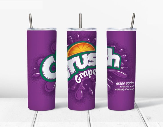 Grape Crush Soda Tumbler Orange Crush Strawberry Crush Etsy
