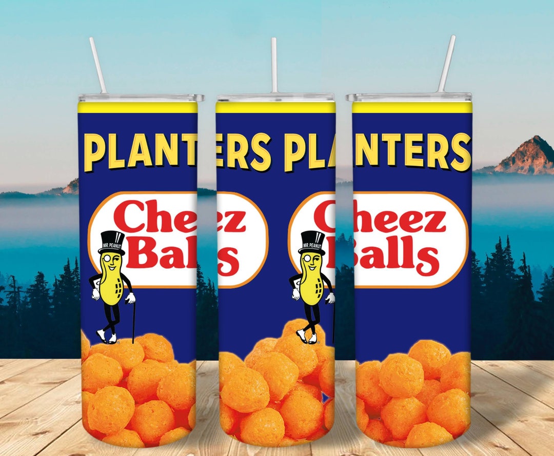 Planters Cheese Balls Tumbler Food Design Snacks 20 Oz Etsy