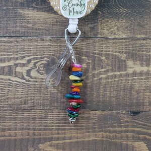 Stone Badge Reel Charm | Zipper Charm | Planner Charm | Badge Buddy Charm | Cute Badge Holder Charm | Chakra Stitch Marker | Lanyard Charm