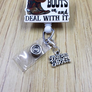 Nurse Badge Reel Charm | Zipper Charm | Planner Charm | Badge Buddy Charm | Cute Badge Holder Charm | Stitch Marker | Nursing Lanyard Charm