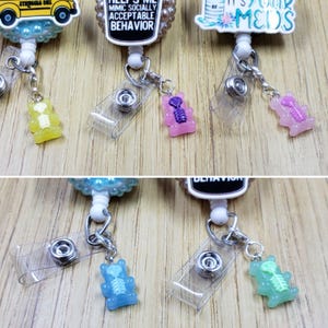 X-ray Badge Reel Charm | Zipper Charm | Rad Tech Planner Charm | Badge Buddy Charm | Cute Badge Charm | Stitch Marker | Xray Lanyard Charm