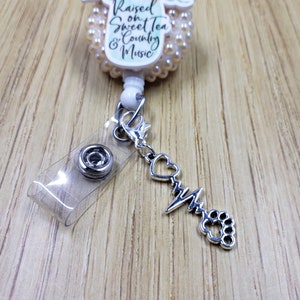 Dog Badge Reel Charm | Cat Zipper Charm | Planner Charm | Badge Buddy Charm | Cute Badge Holder Charm | Stitch Marker | Lanyard Charm