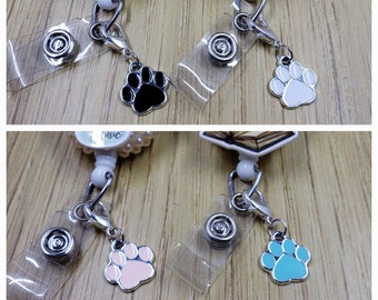 Dog Badge Reel Charm | Cat Zipper Charm | Planner Charm | Badge Buddy Charm | Cute Badge Holder Charm | Stitch Marker | Lanyard Charm