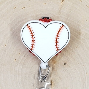 Baseball Badge Reel | MLB Badge Reel | Little League Badge Holder | Nurse Gift | Teacher Gift | Sports Badge Reel | Retractable Badge Reel