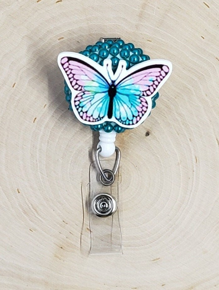 Monarch Butterfly Badge Reel 