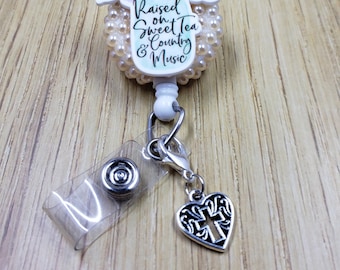 Cross Badge Reel Charm | Zipper Charm | Planner Charm | Church Badge Buddy Charm | Cute Badge Holder Charm | Stitch Marker | Lanyard Charm