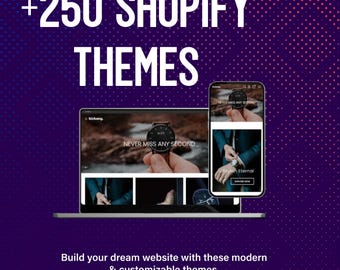 250+ Shopify Themes, Ecommerce Templates (PDF Tutorial