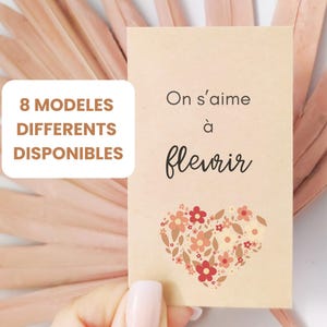 Bolsitas de Semillas para Sembrar - Canción Francesa - Boda, Bautizo, Despedida de Soltera, Comité de Empresa, Empresa - Regalo Original para Invitados - Regalo Elegante y Chic