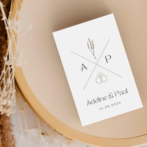 Sacchetti di semi personalizzabili - Semi da seminare, regalo per gli ospiti Matrimonio in campagna, Pacchetti, Festa della felicità per la semina Vieni e semina - Kraft/Bianco