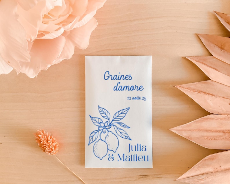 Sachets de Graines Personnalisés – Cadeaux Invités Écologiques