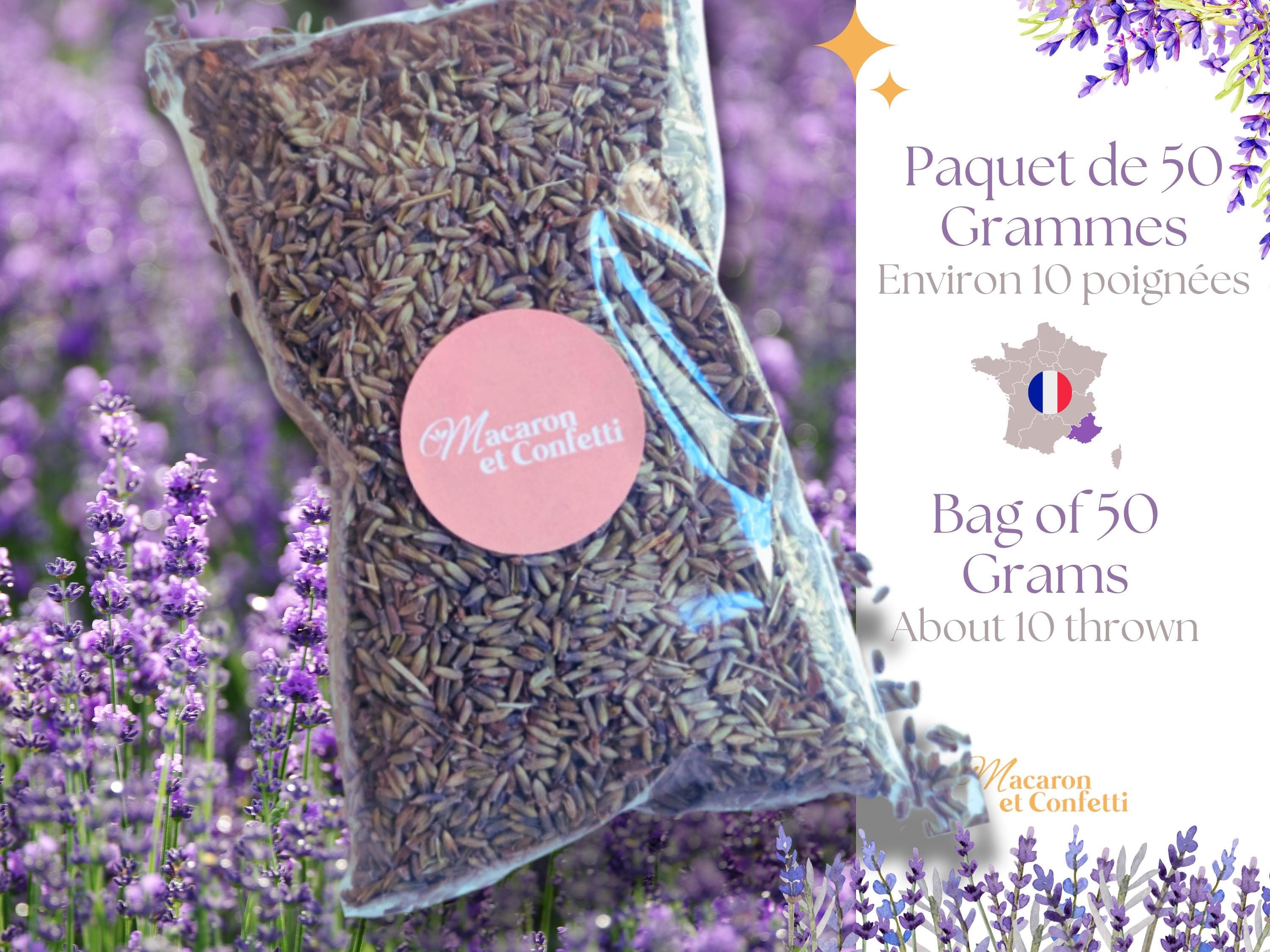 Sachet de Lavande de Provence – Confettis Écologiques pour Mariage