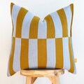 Lumi Living 100% Soft Cotton Bold Striped Pillow Cover – Modern Color Block Design