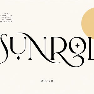 Sunroll フォント | SVG、OTF、DXF、フォント cricut | フォント エレガント | フォント procreate | ロゴ用フォント | フォント ttf、フォント ウェディング、商用利用