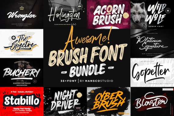 Professional font bundle, big font bundle, font photoshop, commercial fonts, canva font, handwriting font, cricut font bundle, Modern font