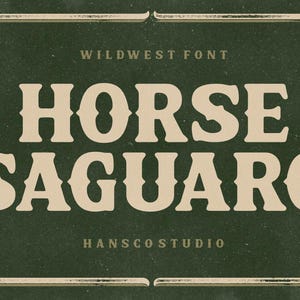 Pferd Saguaro Schrift | SVG, OTF, TTF | Schriftarten procreate, Schriftarten cricut, Vintage Schriftart, Cowgirl Schriftart, Western Schriftart, Cowboy Schriftart, Texas Retro Schriftart