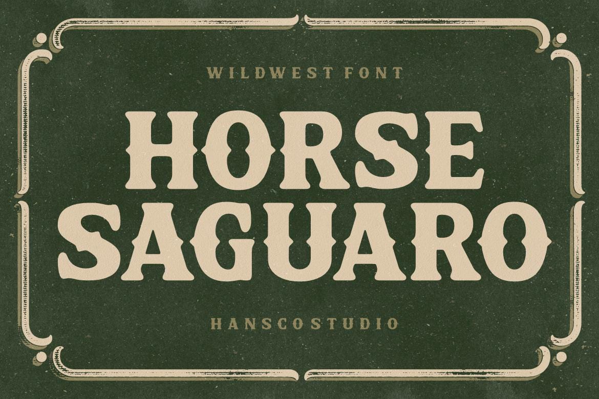 Horse Saguaro Font | SVG, OTF, TTF | Fonts procreate, Fonts cricut, Vintage Font, Cowgirl Font, Western Font, Cowboy Font, Texas Retro Font