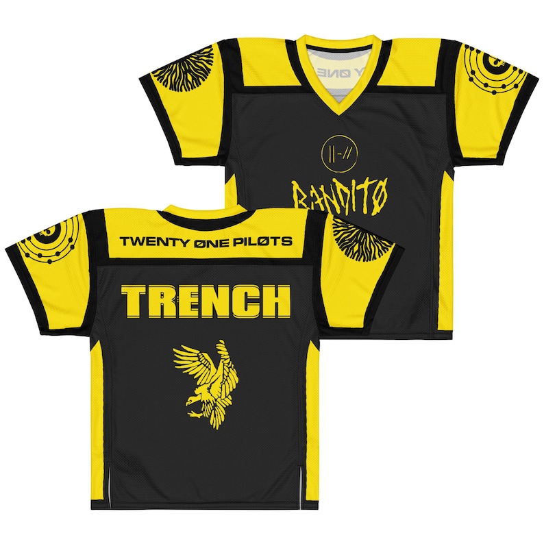 Trench Bandito Jersey Twenty One Pilots Band Merchandise