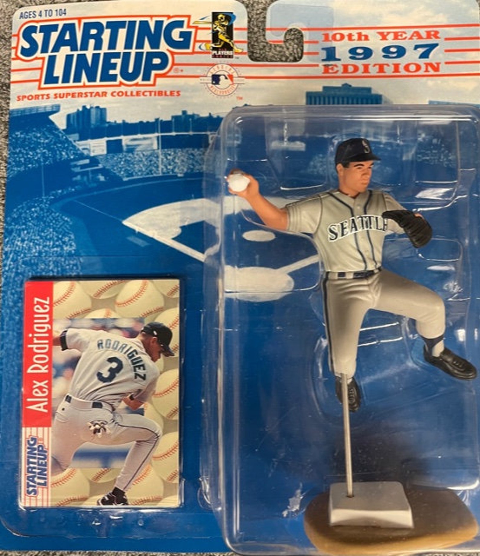 1997 MLB Starting Lineup Action Figure Alex Rodriguez Etsy