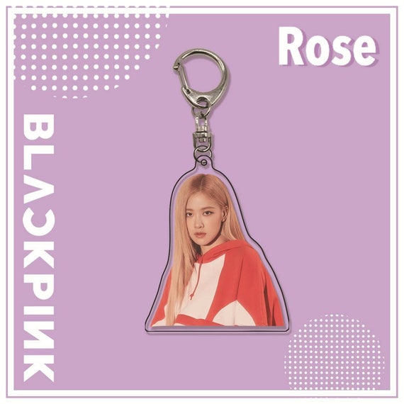 Blackpink Rose Acrylic Keychain SET FOR 2 - Etsy
