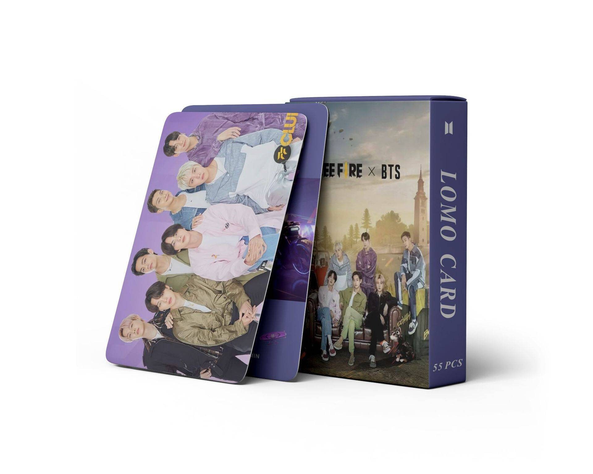 BTS Free Fire 55 Pcs Lomo Card - Etsy