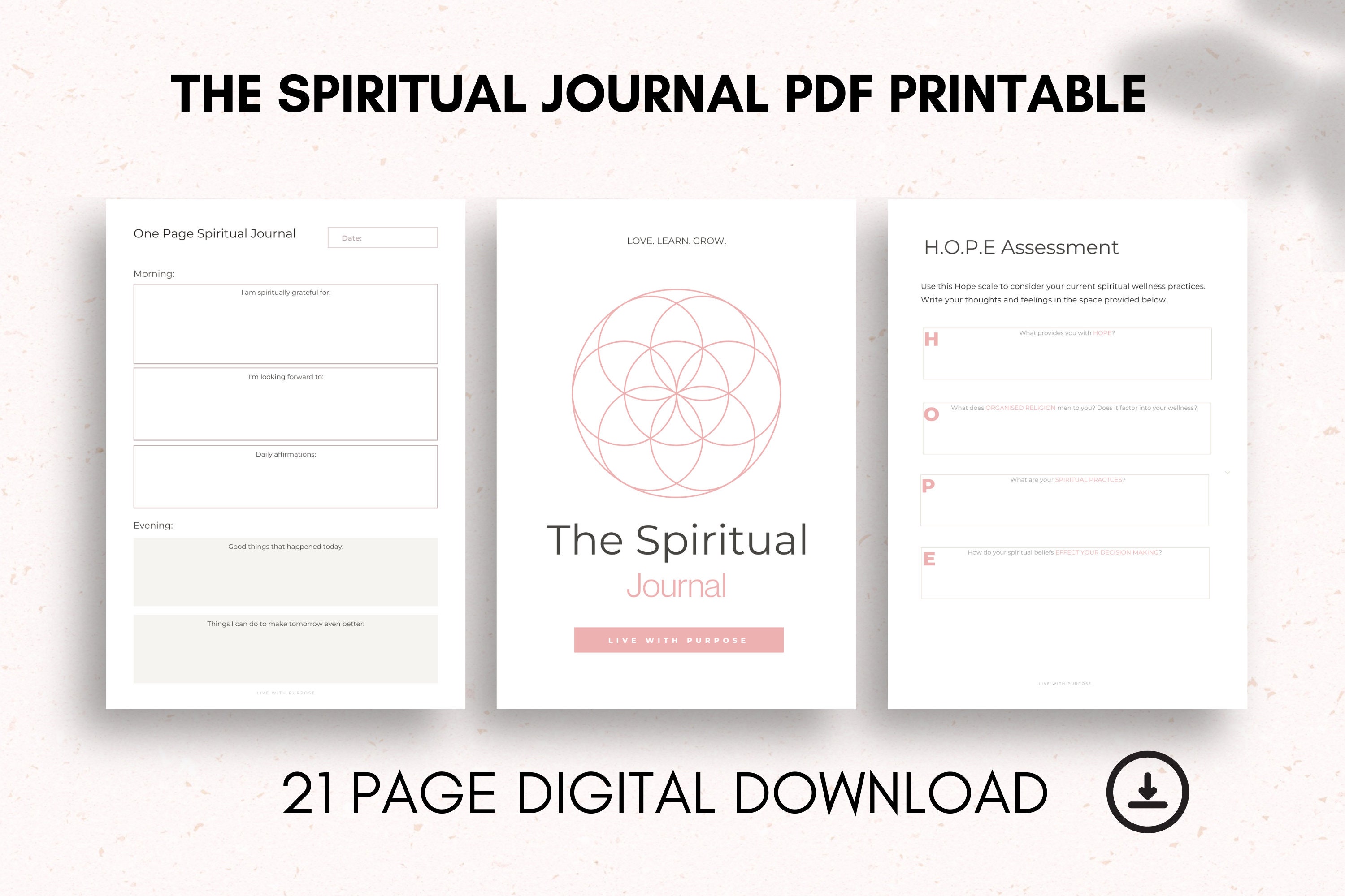 Spiritual journal for tattoo planning