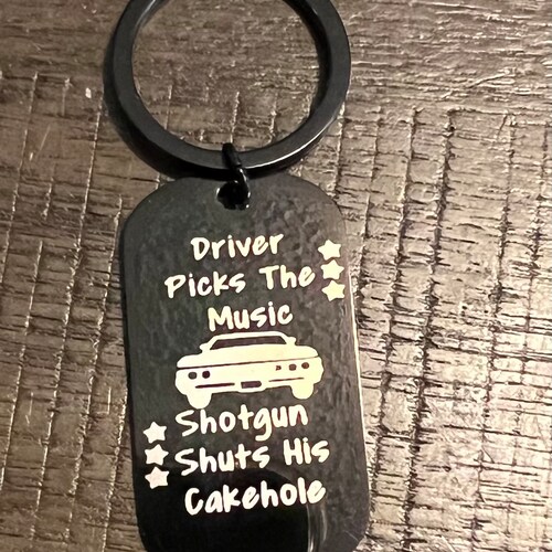 Supernatural License Plate Keychain Impala License Plate Etsy