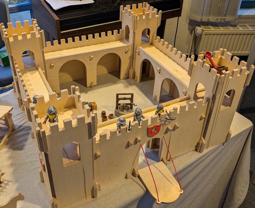 Wooden Castle – Creative Toy for Little Adventurers - Etsy