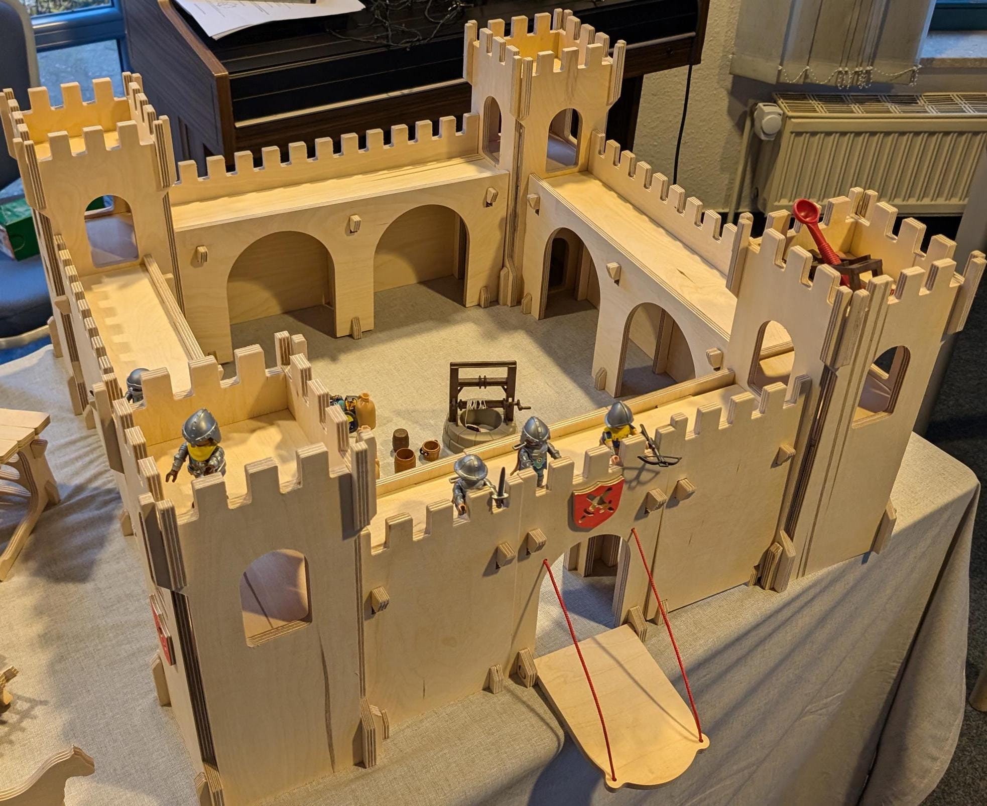Wooden Castle – Creative Toy for Little Adventurers - Etsy