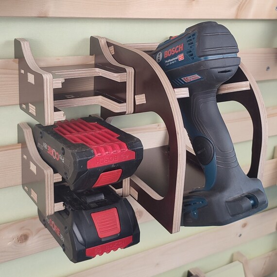 French Cleat Cordless Screwdriver Kit Holder Lasts Wedge Etsy