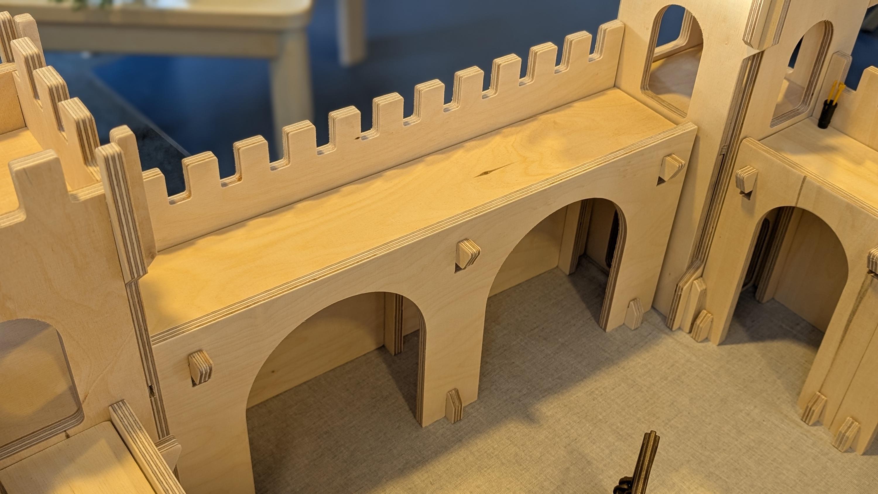 Wooden Castle – Creative Toy for Little Adventurers - Etsy